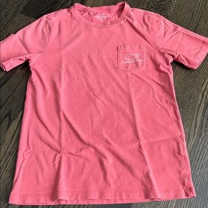 Vineyard Vines Boys Youth Pink Vintage Whale tee t-shirt size Small 8-10